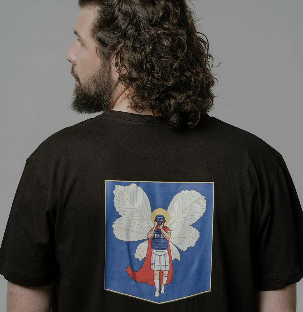 MEN’S T-SHIRT “SAINT JOURNALIST”